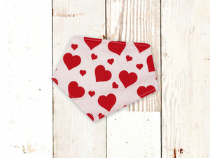 "Blush Hearts" Valentine's Day Dog Bandana
