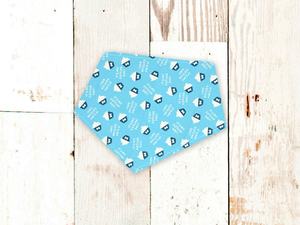 "Gotcha Day Blue Cupcakes" Dog Bandana