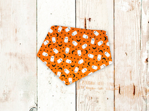 "Orange Ghosts" Dog Bandana