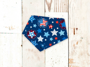 "Patterned Stars" Dog Bandana