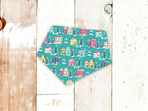 "Snowy Town" Dog Bandana